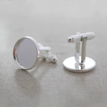 Blank Cufflinks Settings Round Curved Bezel Cabochons Base Whorl Cufflinks Men's Jewelry Cuff Links Findings Silver Plated
Blank Cufflinks Settings Round Curved Bezel Cabochons Base Whorl Cufflinks Men's Jewelry Cuff Links Findings Silver Plated