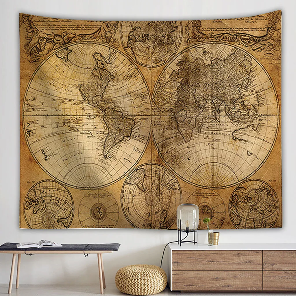 2019 Vintage World Map Wall Tapestries Hanging Hippie Tapestry Bedspread Yoga Mat New new 430
2019 Vintage World Map Wall Tapestries Hanging Hippie Tapestry Bedspread Yoga Mat New new 430