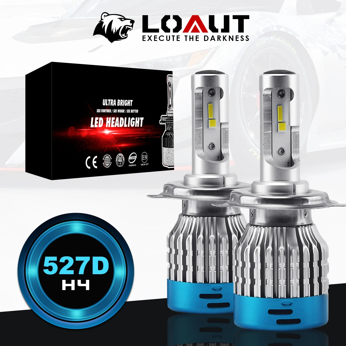 LOAUT 6000K CAR LED High Lumen 2018 H4 H4-3 HIGH LOW Headlight Car Fog Lights CSP Chips 100% CANBUS 12V 527D
LOAUT 6000K CAR LED High Lumen 2018 H4 H4-3 HIGH LOW Headlight Car Fog Lights CSP Chips 100% CANBUS 12V 527D