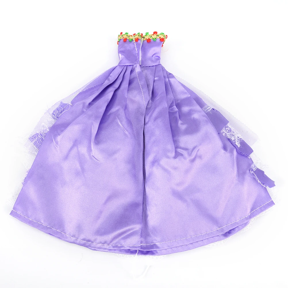 Фиолетовое свадебное платье ручной работы принцесса вечернее бальное длинное