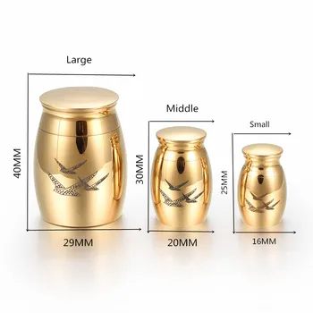 Custom engraving Small table display ashes urn Bird print Gold Memorial jewelry Animals Mini Cremation keepsake urn for ashes
Custom engraving Small table display ashes urn Bird print Gold Memorial jewelry Animals Mini Cremation keepsake urn for ashes
