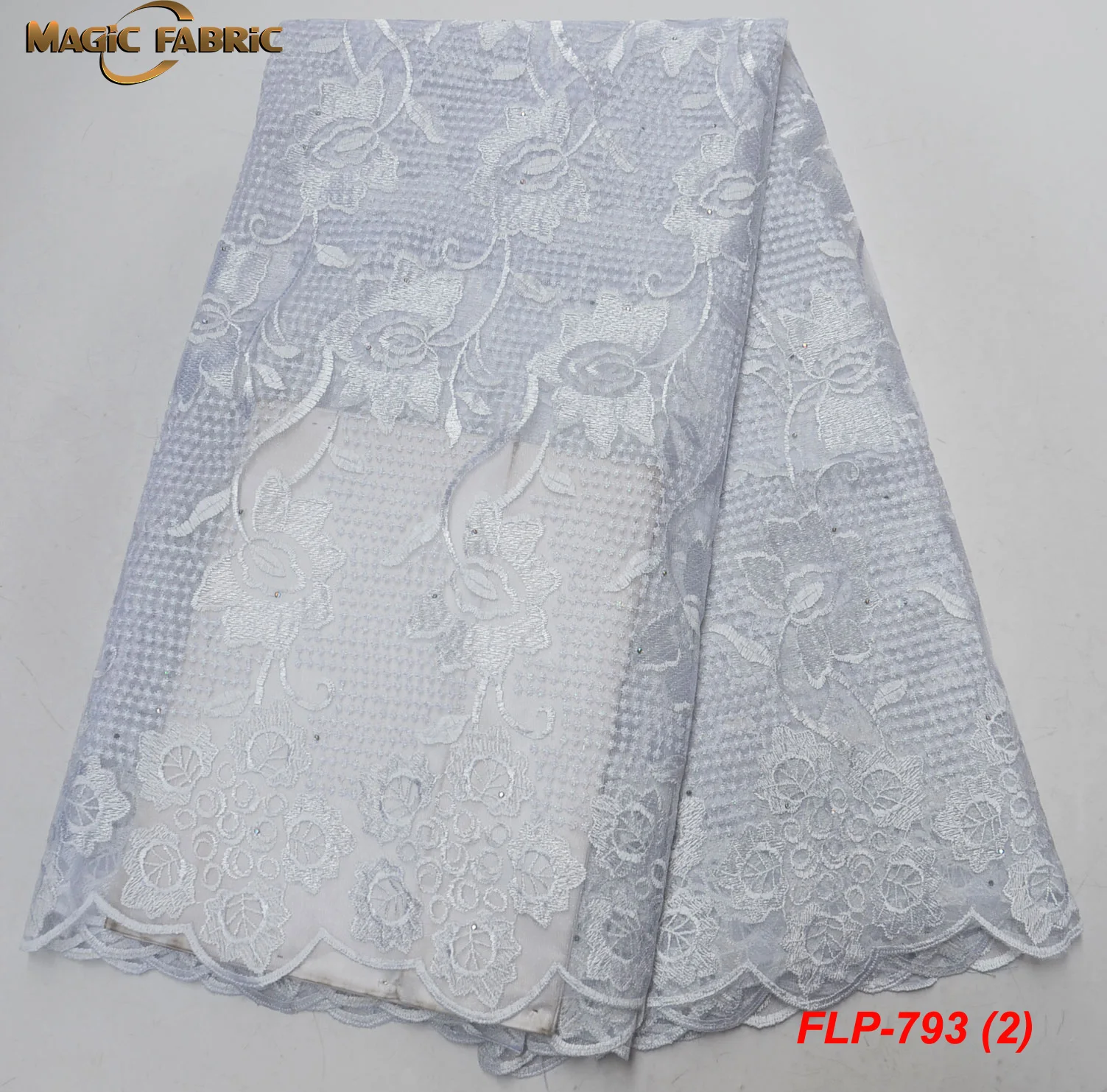 2019 African French Lace Fabric High Quality With Stones Nigerian Embroidery Tulle French Lace FLP-793
2019 African French Lace Fabric High Quality With Stones Nigerian Embroidery Tulle French Lace FLP-793