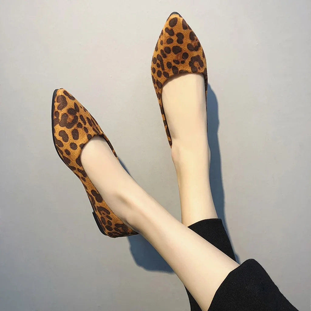 2019 Women's Pumps New Fashion Spring Summer Casual Shoes Flock Loepard Shallow Low Heel Loafer Pointed Toe Lady Party Sexy Pump
2019 Women's Pumps New Fashion Spring Summer Casual Shoes Flock Loepard Shallow Low Heel Loafer Pointed Toe Lady Party Sexy Pump