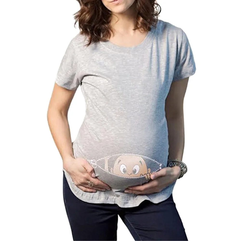 Summer Maternity T-Shirts O Neck Short Sleeve Tops Baby Printed Pregnant Women Loose Casual Tee Shirt YJS Dropship
Summer Maternity T-Shirts O Neck Short Sleeve Tops Baby Printed Pregnant Women Loose Casual Tee Shirt YJS Dropship