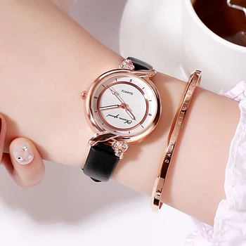 Women's belt Korean version simple ladies business temperament quartz clock casual dress rhinestone watch relojes reloj mujer
Women's belt Korean version simple ladies business temperament quartz clock casual dress rhinestone watch relojes reloj mujer
