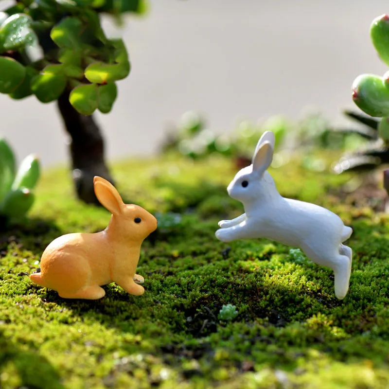 4Pcs/Set Micro Rabbit Miniatures Mini Animal Crafts Resin Model Hare figurine Ornament for Home Garden Decoration
4Pcs/Set Micro Rabbit Miniatures Mini Animal Crafts Resin Model Hare figurine Ornament for Home Garden Decoration