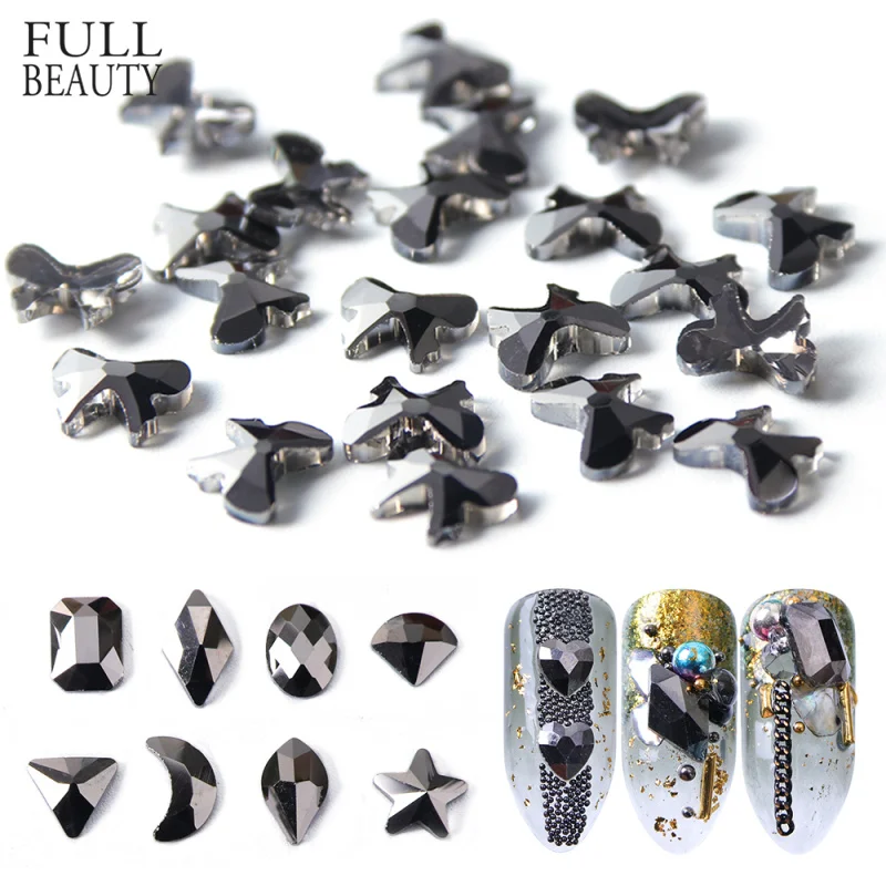 10pc Star Waterdrop Triangle 3D Charms Black Crystal Nail Art Rhinestone DIY Flat Bottom Manicure Diamond Jewelry for Tips CH724
10pc Star Waterdrop Triangle 3D Charms Black Crystal Nail Art Rhinestone DIY Flat Bottom Manicure Diamond Jewelry for Tips CH724