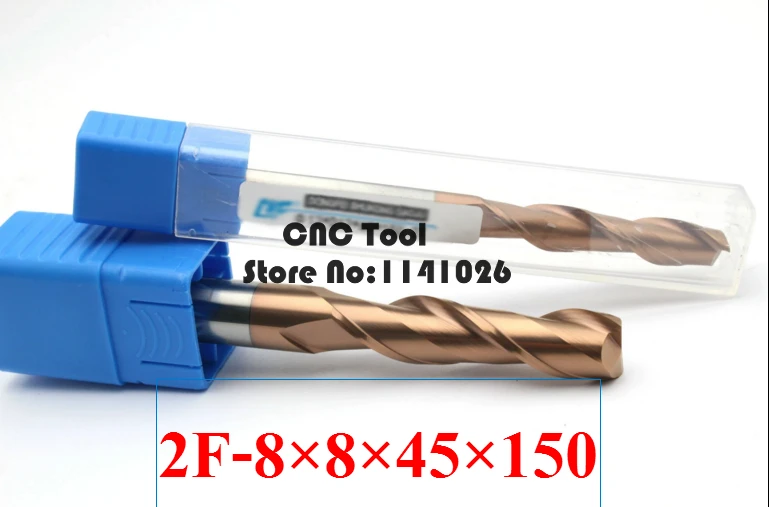 1PCS HRC60 Extend carbide alloy Milling cutter 2flute 2F-8*8*45*150L, tungsten steel milling cutter,CNC milling tools machine
1PCS HRC60 Extend carbide alloy Milling cutter 2flute 2F-8*8*45*150L, tungsten steel milling cutter,CNC milling tools machine