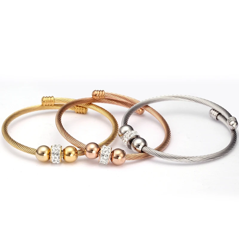 Luxury Strand Crystal Beads Women Female Charm Bracelets High Quality Cute Girls Bohemia Open Cuff Bangles Fashion Jewelry
Luxury Strand Crystal Beads Women Female Charm Bracelets High Quality Cute Girls Bohemia Open Cuff Bangles Fashion Jewelry