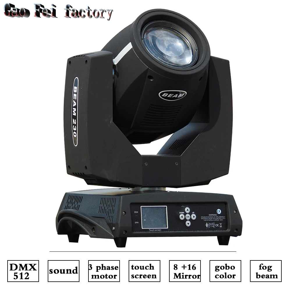 Moving Head Light Spot Light Gobo Pattern Prism Rotating Lamp 230W 16 Channel DMX512 for Disco KTV Club Party Theater
Moving Head Light Spot Light Gobo Pattern Prism Rotating Lamp 230W 16 Channel DMX512 for Disco KTV Club Party Theater