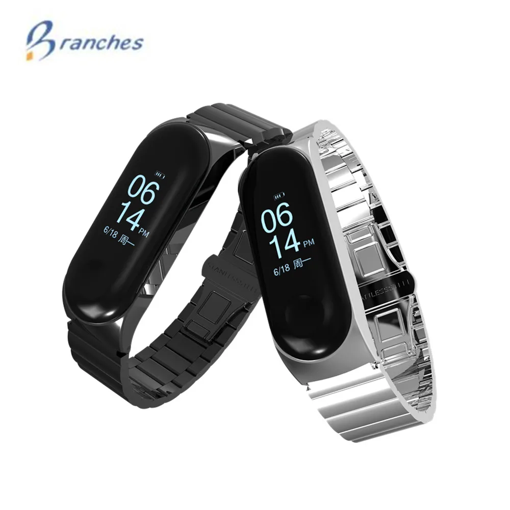 Mi Band 3 Wrist Strap Metal Mi Band3 Screwless Stainless Steel Bracelet Miband 3 Wristbands Pulseira For Xiaomi Miband3 Strap 
Mi Band 3 Wrist Strap Metal Mi Band3 Screwless Stainless Steel Bracelet Miband 3 Wristbands Pulseira For Xiaomi Miband3 Strap