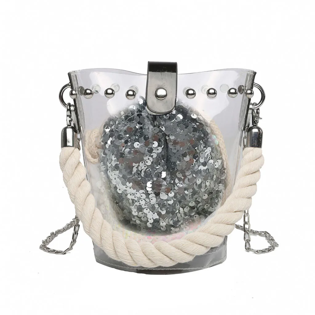 Maison Fabre Girl Sequins Leather Crossbody Bags Clear Transparent PVC Shoulder Bags Fashion Candy Color Women Jelly Bags
Maison Fabre Girl Sequins Leather Crossbody Bags Clear Transparent PVC Shoulder Bags Fashion Candy Color Women Jelly Bags