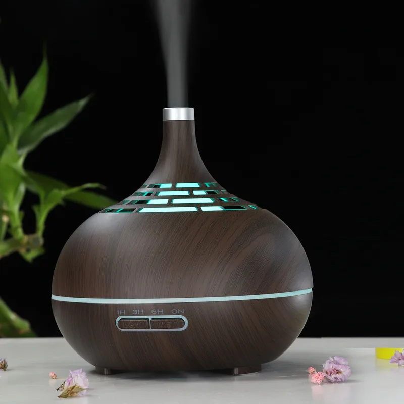 Hollow Aromatherapy Machine 400ml Humidifier Aroma Humidifier Creative Remote Control Wood Grain Fragrance Lamp 24V YX-150
Hollow Aromatherapy Machine 400ml Humidifier Aroma Humidifier Creative Remote Control Wood Grain Fragrance Lamp 24V YX-150