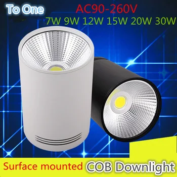 CE ROHS Super Bright spot light 5W 7W9W12W15W20W 120LM/W Dimmable110V 240V Surface Mounted COB Downlight LED Light 2700-6500K
CE ROHS Super Bright spot light 5W 7W9W12W15W20W 120LM/W Dimmable110V 240V Surface Mounted COB Downlight LED Light 2700-6500K