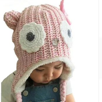 2018 0-4Y Knitting Kids Hats Winter Girls Hats Pink artoon Owl Kids Baby Winter Hats Bonnet Enfant Hat For Children Baby Muts
2018 0-4Y Knitting Kids Hats Winter Girls Hats Pink artoon Owl Kids Baby Winter Hats Bonnet Enfant Hat For Children Baby Muts