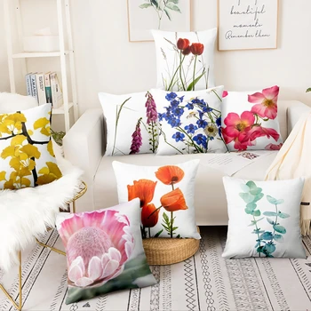 Summer Flowers Printed Thin Linen Pillowcase Green Plant Cushion Decorative Pillow Home Decor Sofa Throw Pillow 45*45cm
Summer Flowers Printed Thin Linen Pillowcase Green Plant Cushion Decorative Pillow Home Decor Sofa Throw Pillow 45*45cm