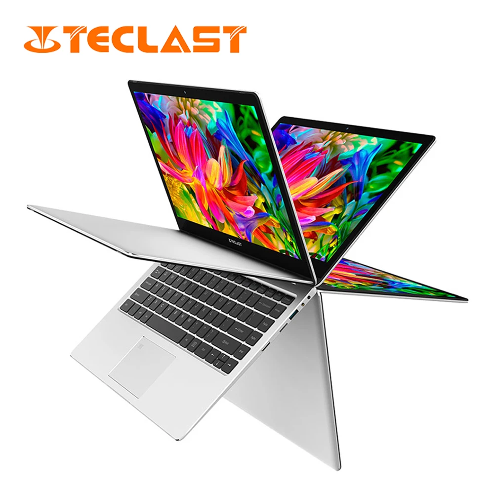 

Laptop Teclast F6 Pro 13.3inch Windows 10 RAM 8GB 128GB SSD Intel Core m3-7Y30 Dual Core Front Camera English keyboard notebook