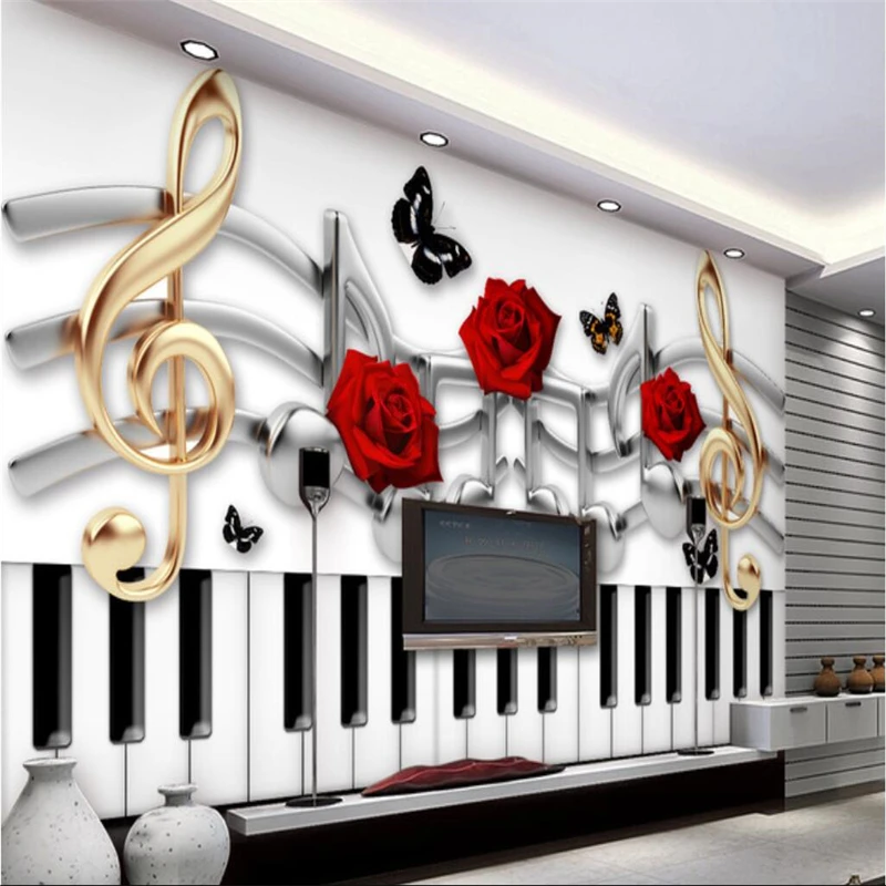 beibehang Custom wallpaper murals any size photo 3D guitar rock brick wall KTV background music fashion trend bar wallpaper
beibehang Custom wallpaper murals any size photo 3D guitar rock brick wall KTV background music fashion trend bar wallpaper