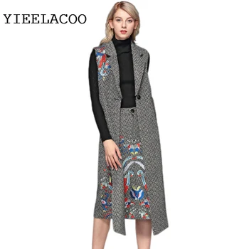 Plaid tweed jacket + skirt suit embroidery 2020 autumn / winter women's wool jacket Flowers pattern coat jacket 2-piece suit
Plaid tweed jacket + skirt suit embroidery 2020 autumn / winter women's wool jacket Flowers pattern coat jacket 2-piece suit
