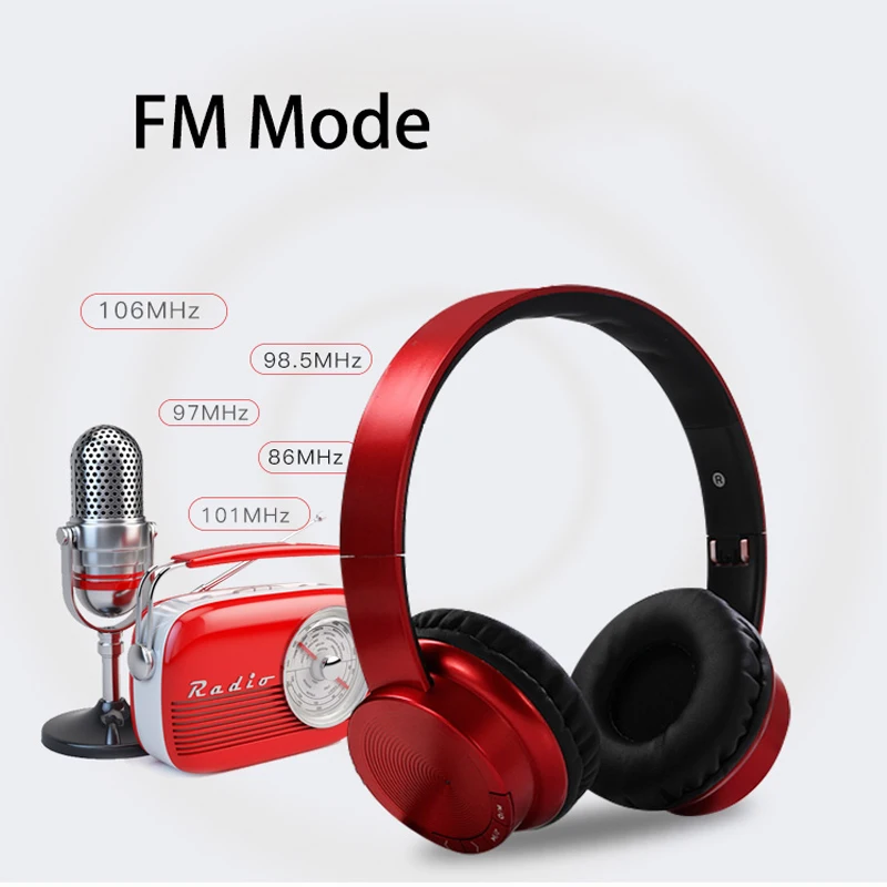 Bluetooth Headphone Foldable Support FM TF Card Wireless headphones Portable Bluetooth Earphone with Mic for Phone IOS Android
Bluetooth Headphone Foldable Support FM TF Card Wireless headphones Portable Bluetooth Earphone with Mic for Phone IOS Android