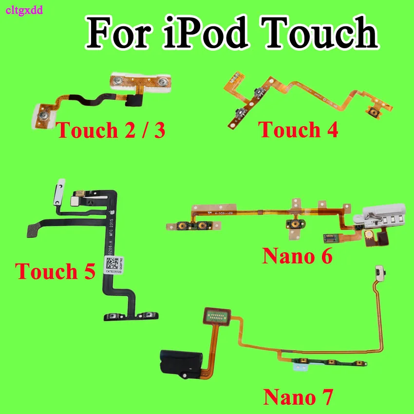 cltgxdd New Volume Button Power Switch On Off Button Connector Flex Cable For iPod Touch 2 3 4 5 Nano 6 7 Up Down Button
cltgxdd New Volume Button Power Switch On Off Button Connector Flex Cable For iPod Touch 2 3 4 5 Nano 6 7 Up Down Button