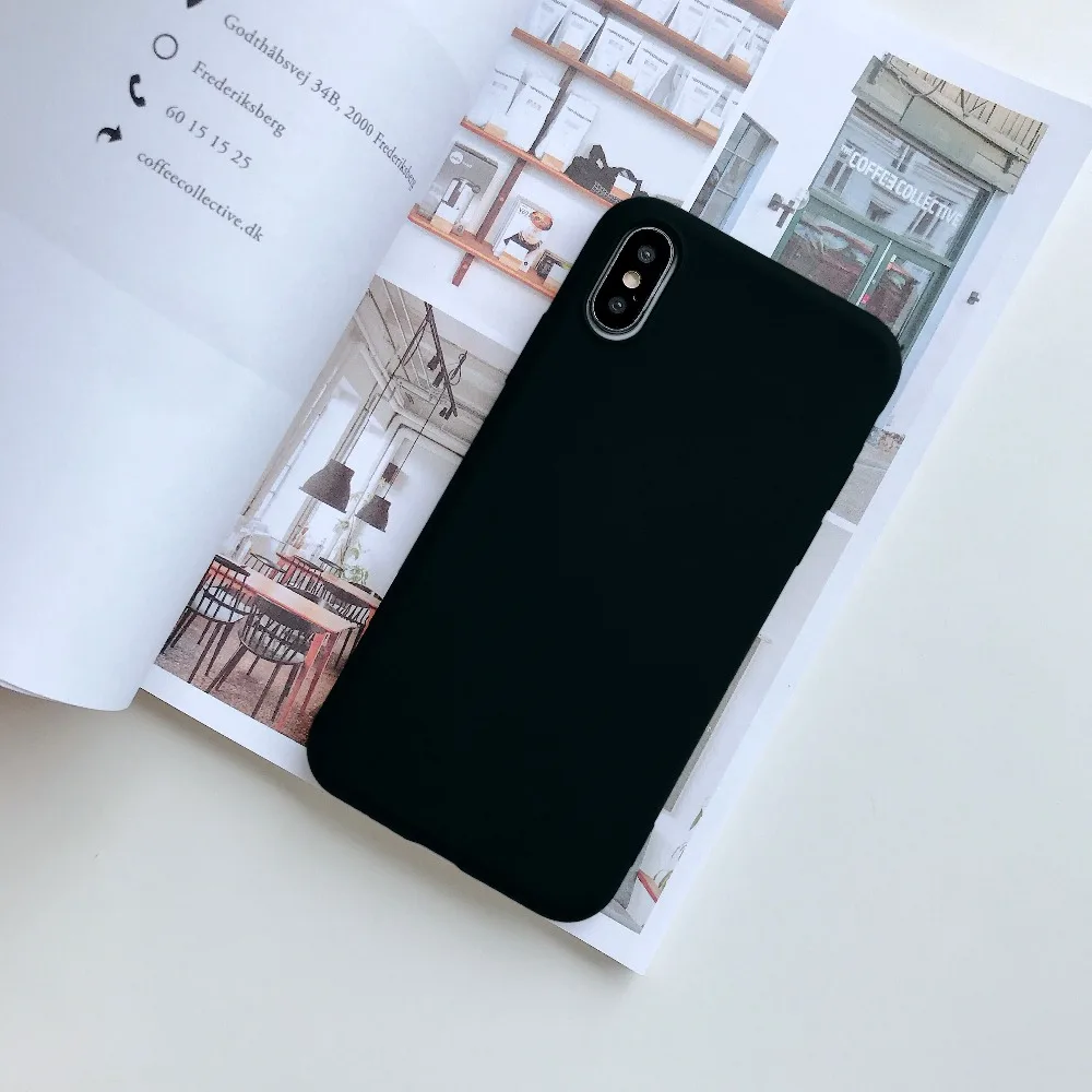 Case For iPhone Xr X Xs Max Cover Korean Soft Silicone Summer Fresh (16)