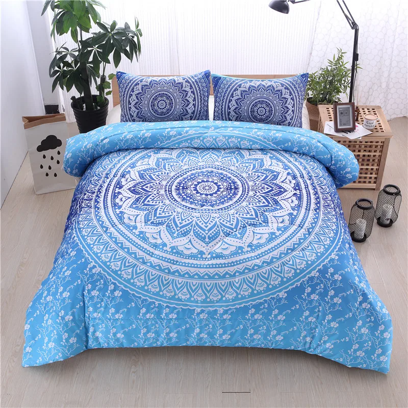 Bohemian Mandala Comforter Set Queen Size Stitching Bedspread Pillow Case Quilted Blanket
Bohemian Mandala Comforter Set Queen Size Stitching Bedspread Pillow Case Quilted Blanket