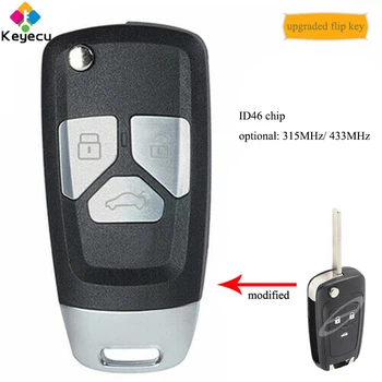KEYECU Upgraded Flip Remote Car Key With 3 Buttons & ID46 Chip & 315MHz/ 433MHz - FOB for Chevrolet Cruze 2011 2012 2013 2014
KEYECU Upgraded Flip Remote Car Key With 3 Buttons & ID46 Chip & 315MHz/ 433MHz - FOB for Chevrolet Cruze 2011 2012 2013 2014