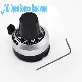 1pcs 4MM 6MM 6.35MM 3590S supporting precision potentiometer knob (with switch lock )
1pcs 4MM 6MM 6.35MM 3590S supporting precision potentiometer knob (with switch lock )