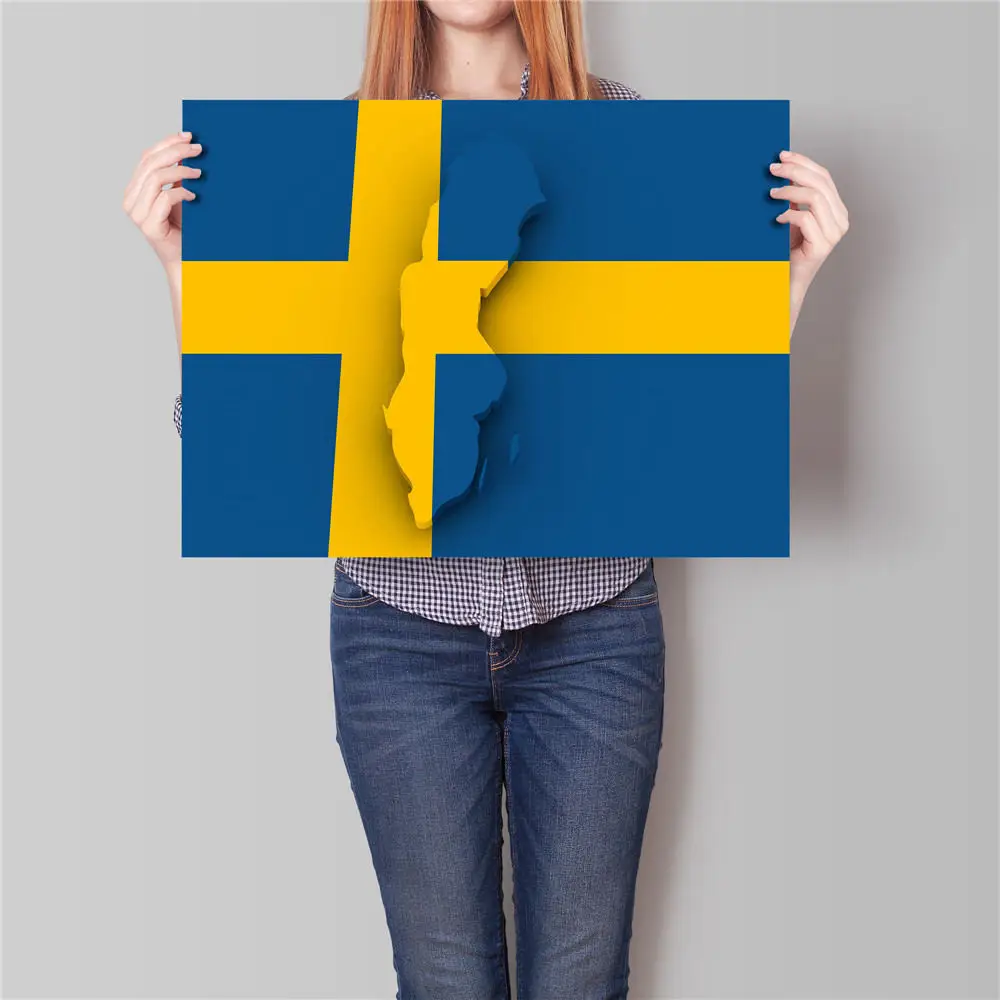 Sweden Flag Country Map Wall Print Art Poster wall sticker home decor Paper Painting for bar pub cafe 42x30cm
Sweden Flag Country Map Wall Print Art Poster wall sticker home decor Paper Painting for bar pub cafe 42x30cm