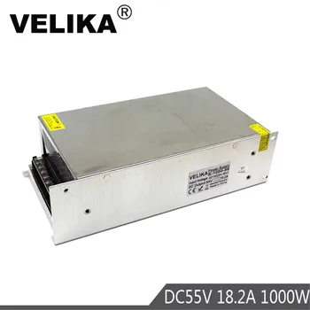 Switch Power Supply DC 55V 18.2A 1000W Transformer AC110V 220V to DC55V Power supplies for CCTV 3D Printer Stepper Motors CNC
Switch Power Supply DC 55V 18.2A 1000W Transformer AC110V 220V to DC55V Power supplies for CCTV 3D Printer Stepper Motors CNC