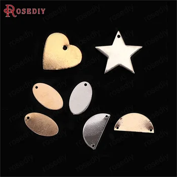20PCS Gold Color Plated Brass Star Heart Oval Half Round Pendants Earring Charms Diy Jewelry Findings Accessories Wholesale
20PCS Gold Color Plated Brass Star Heart Oval Half Round Pendants Earring Charms Diy Jewelry Findings Accessories Wholesale