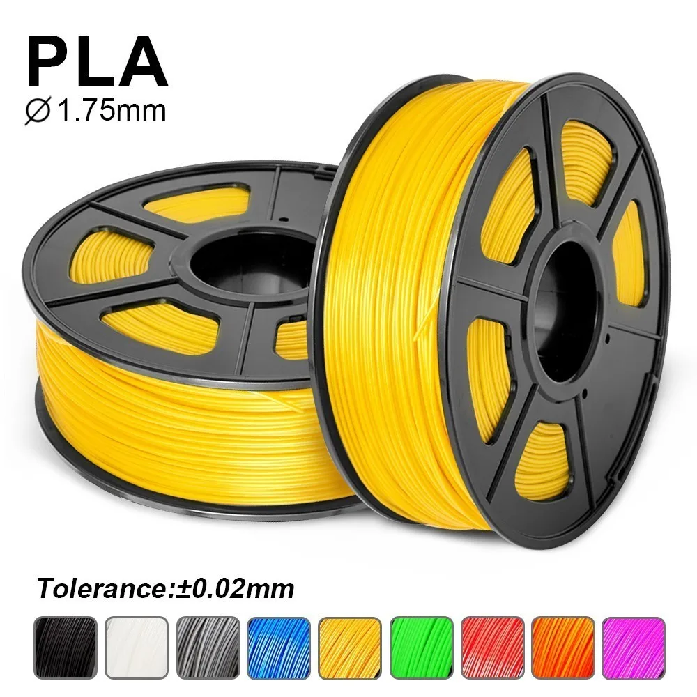 SUNLU 1.75mm PLA 3d Printer Filament Polylactic Acid Filament 1KG With Spool Per Roll Children Scribble Consumable
SUNLU 1.75mm PLA 3d Printer Filament Polylactic Acid Filament 1KG With Spool Per Roll Children Scribble Consumable
