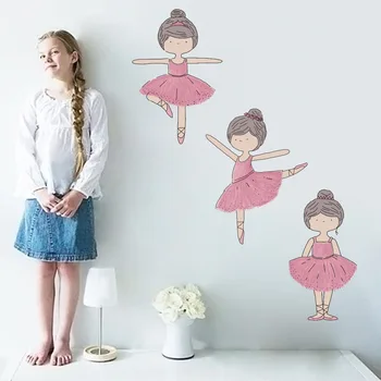 Pink Dancing Ballet Girl Decal For Kid Nursery Bedroom Vinyl Wall Sticker Cartoon Home Decor Removable Wallpaper Christmas Party
Pink Dancing Ballet Girl Decal For Kid Nursery Bedroom Vinyl Wall Sticker Cartoon Home Decor Removable Wallpaper Christmas Party