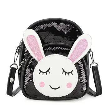 New Style Kids Girls Leather Small School Book Bag Children Cartoon Cute Rabbit Backpack Sequins Shoulder Bag
New Style Kids Girls Leather Small School Book Bag Children Cartoon Cute Rabbit Backpack Sequins Shoulder Bag