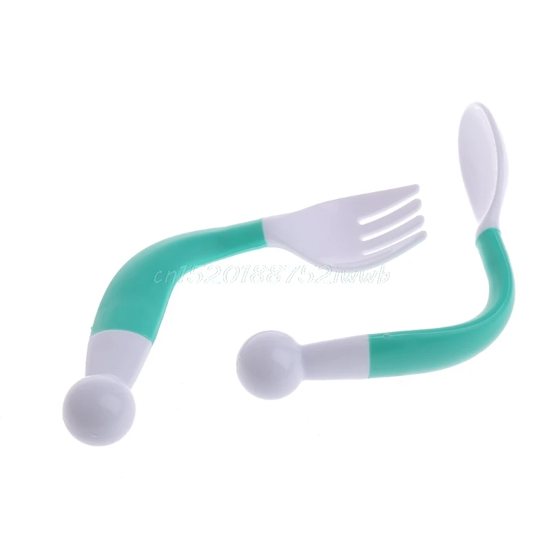 1 Set Safe PP Flexible Baby Spoon+ Fork Adjustable Handle Children Dishes Learning Kids Tableware #T026#
1 Set Safe PP Flexible Baby Spoon+ Fork Adjustable Handle Children Dishes Learning Kids Tableware #T026#