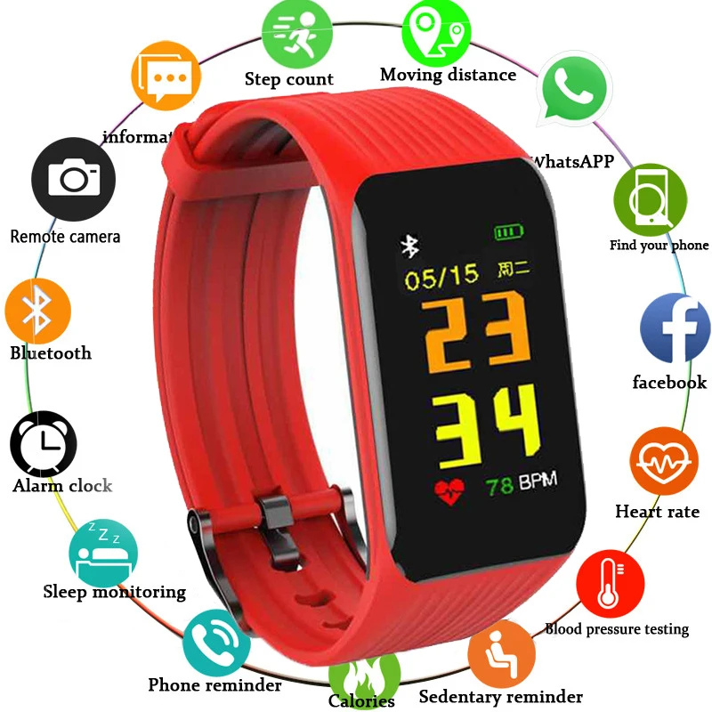 New Fashion Smart Bracelet Blood Pressure Sport Fitness Tracker Wristband Waterproof Heart Rate Sleep Monitor For iPhone Android
New Fashion Smart Bracelet Blood Pressure Sport Fitness Tracker Wristband Waterproof Heart Rate Sleep Monitor For iPhone Android