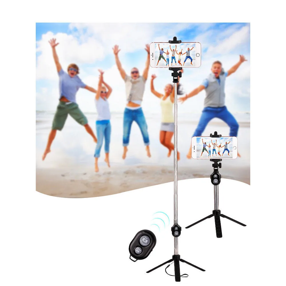 Wireless Selfie Stick Extendable Selfie Stick Tripod Wireless Remote Bluetooth Shutter Fit for IOS Android JL.12
Wireless Selfie Stick Extendable Selfie Stick Tripod Wireless Remote Bluetooth Shutter Fit for IOS Android JL.12