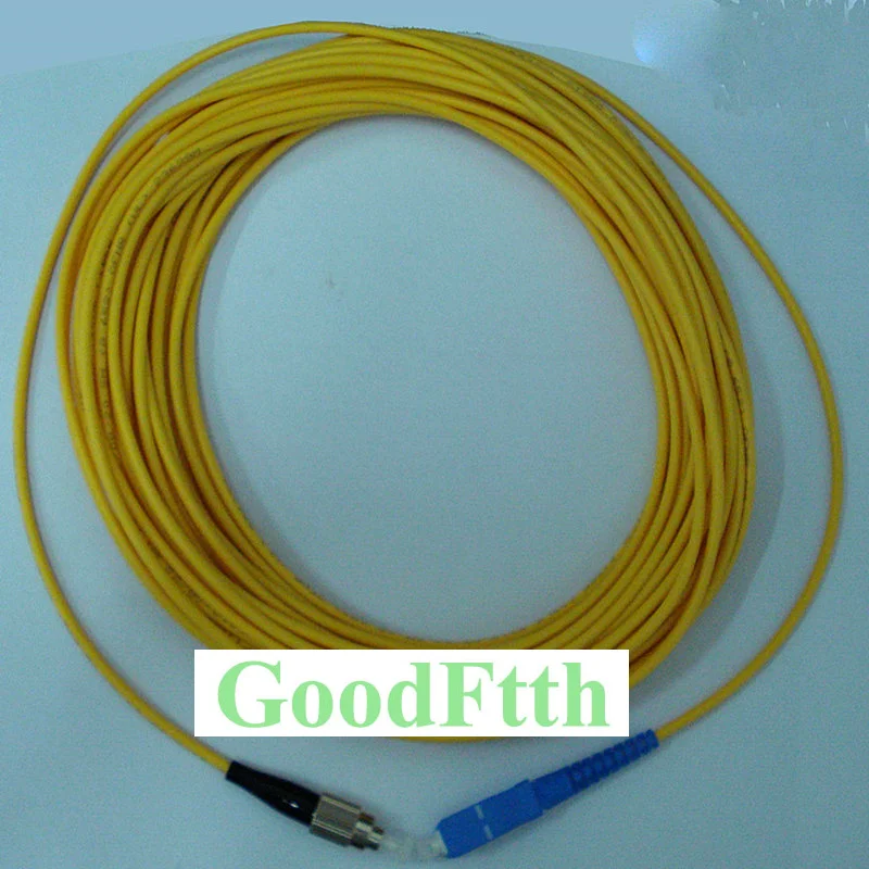 Fiber Patch Cord Jumper Cable SC-FC UPC SC/UPC-FC/UPC SM Simplex GoodFtth 20-50m
Fiber Patch Cord Jumper Cable SC-FC UPC SC/UPC-FC/UPC SM Simplex GoodFtth 20-50m