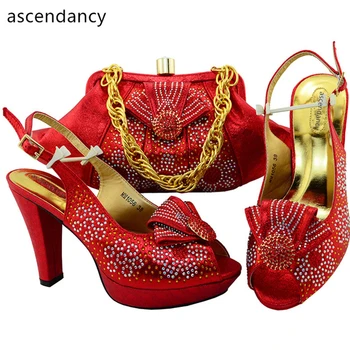 Red Color African Shoes and Matching Bags Italian Bag and Shoes Set Italy Shoe and Bag Set for Party In Women Wedding Shoes Bag
Red Color African Shoes and Matching Bags Italian Bag and Shoes Set Italy Shoe and Bag Set for Party In Women Wedding Shoes Bag