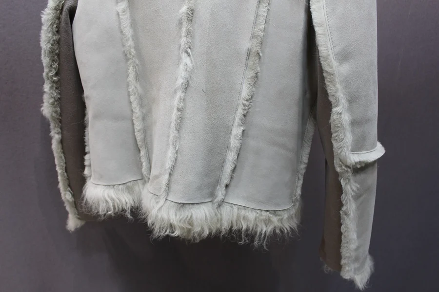 female genuine sheep skin and leather jacket (20)