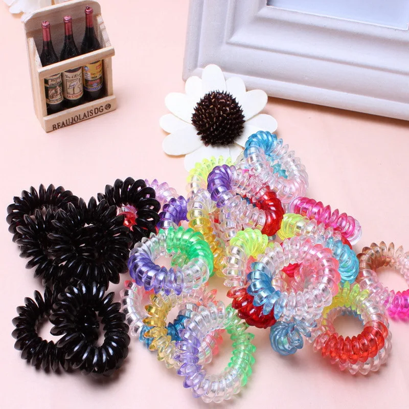 10pcs fashion elastic hair bands telephone wire Silicone rubber bands Gum springs for women and girl hair accessories wholesale
10pcs fashion elastic hair bands telephone wire Silicone rubber bands Gum springs for women and girl hair accessories wholesale