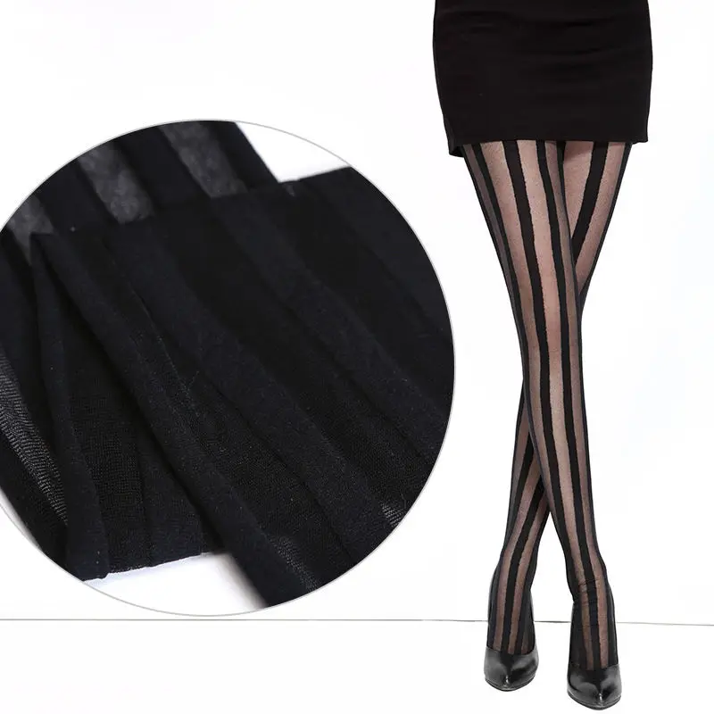 2019 Hot Sale Women Fashion Sexy Black Stripes Pattern Tights Pantyhose Stripes Tights for women
2019 Hot Sale Women Fashion Sexy Black Stripes Pattern Tights Pantyhose Stripes Tights for women