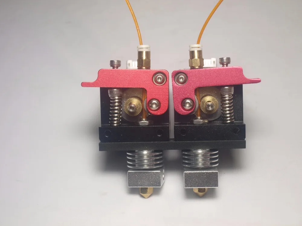 Reprap Mkbot 3D printer metal dual direct extruder kit 1.75 mm filament with nema 17 stepper motor dual extruder set PTFE 0.4mm
Reprap Mkbot 3D printer metal dual direct extruder kit 1.75 mm filament with nema 17 stepper motor dual extruder set PTFE 0.4mm