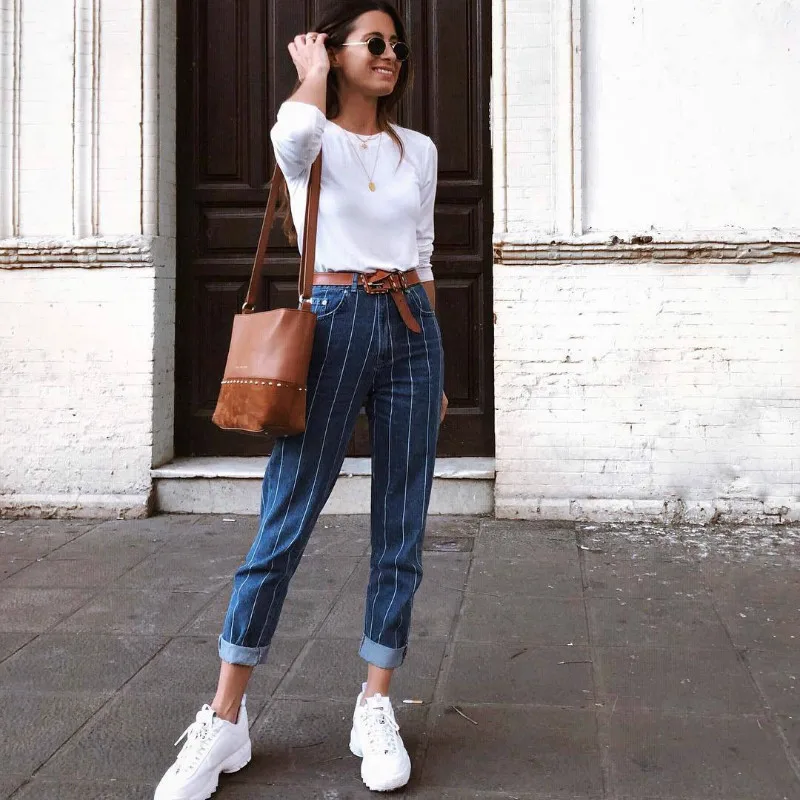 Lguc.H Stripe Jeans Woman Tide High Waist Mom Jeans 2019 Summer Autumn Jean Femme Unique Fashion Trousers Women Clothes Blue S L
Lguc.H Stripe Jeans Woman Tide High Waist Mom Jeans 2019 Summer Autumn Jean Femme Unique Fashion Trousers Women Clothes Blue S L
