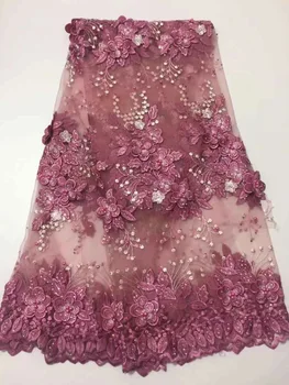 Pink African Lace Fabric 2019 Embroidered Applique Nigerian Laces Fabric Bridal High Quality French Tulle Lace Fabric For Party
Pink African Lace Fabric 2019 Embroidered Applique Nigerian Laces Fabric Bridal High Quality French Tulle Lace Fabric For Party