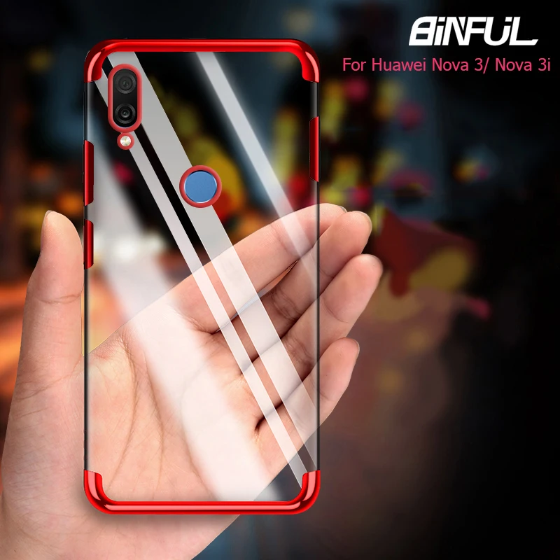 Huawei Nova 3 Case Cover Luxury Transparent Plating TPU Soft Silicone Back Carcasa For Huawei Nova 3i Nova3 3 Nova3i Phone Coque
Huawei Nova 3 Case Cover Luxury Transparent Plating TPU Soft Silicone Back Carcasa For Huawei Nova 3i Nova3 3 Nova3i Phone Coque