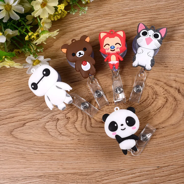 1pcs Cute panda Retractable Badge Reel Student Nurse Exihibiton ID Name Card Badge Holder Office Supplies
1pcs Cute panda Retractable Badge Reel Student Nurse Exihibiton ID Name Card Badge Holder Office Supplies