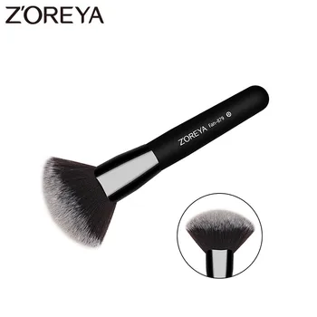 ZOREYA Brand Black Fan Shape Powder Makeup Brushes Classic Wooden Handle Comfortable Dense Fiber Hair Make Up Tools
ZOREYA Brand Black Fan Shape Powder Makeup Brushes Classic Wooden Handle Comfortable Dense Fiber Hair Make Up Tools
