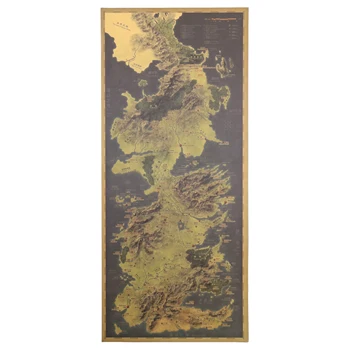 Classic Movie Treasure Map Ice And Fire Song Map The Retro Kraft Paper Poster Movie Posters Bar Decoration Wall Sticker 70x31cm
Classic Movie Treasure Map Ice And Fire Song Map The Retro Kraft Paper Poster Movie Posters Bar Decoration Wall Sticker 70x31cm